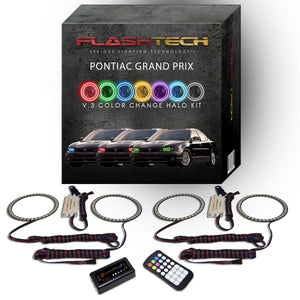 Pontiac-Grand Prix-1997, 1998, 1999, 2000, 2001, 2002, 2003-LED-Halo-Headlights-RGB-RF Remote-PO-GP9703-V3HRF