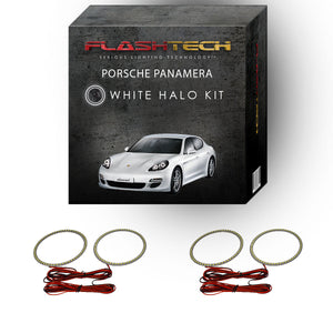 Porsche-Panamera-2010, 2011, 2012, 2013-LED-Halo-Headlights-White-RF Remote White-PR-PA1013-WHRF