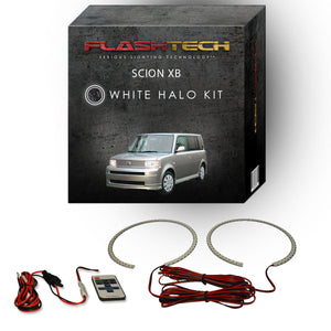 Scion-xB-2004, 2005, 2006, 2007-LED-Halo-Headlights-White-RF Remote White-SC-XB0407-WHRF
