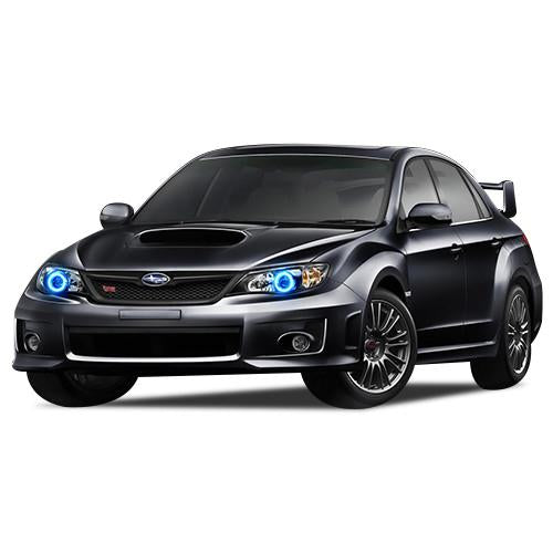 Subaru-Impreza-2008, 2009, 2010, 2011, 2012, 2013, 2014-LED-Halo-Headlights-ColorChase-No Remote-SU-WRS0814-CCH