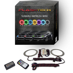 Subaru-Impreza-2008, 2009, 2010, 2011, 2012, 2013, 2014-LED-Halo-Headlights-RGB-RF Remote-SU-WRS0814-V3HRF