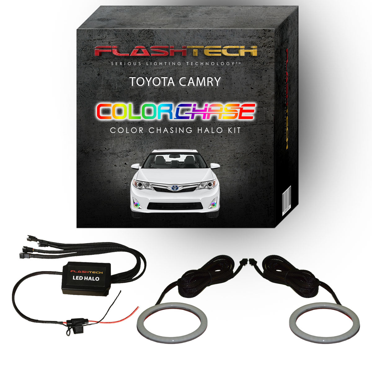 Toyota Camry ColorChase LED Halo Fog Light Kit 2007-2013