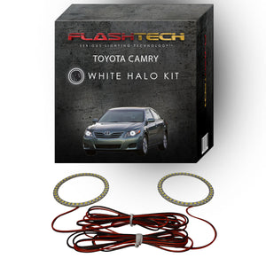 Toyota-Camry-2010, 2011-LED-Halo-Headlights-White-RF Remote White-TO-CA1011-WHRF