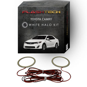 Toyota-Camry-2012, 2013, 2014-LED-Halo-Headlights-White-RF Remote White-TO-CA1214-WHRF