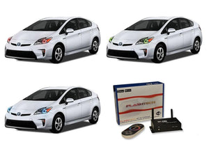 Toyota-Prius-2010, 2011, 2012, 2013, 2014, 2015-LED-Halo-Headlights-RGB-WiFi Remote-TO-PR1015-V3HWI