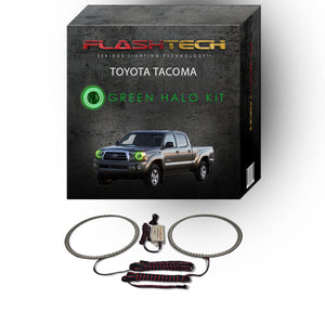 Toyota-Tacoma-2005, 2006, 2007, 2008, 2009, 2010, 2011-LED-Halo-Headlights-RGB-Bluetooth RF Remote-TO-TA0511-V3HBTRF