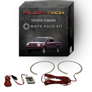 Toyota-Tundra-2005, 2006-LED-Halo-Headlights-White-RF Remote White-TO-TU0506-WHRF