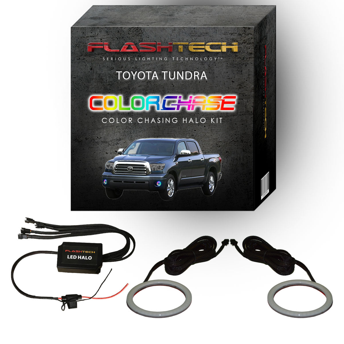 Toyota Tundra ColorChase LED Halo Fog Light Kit 2007-2013