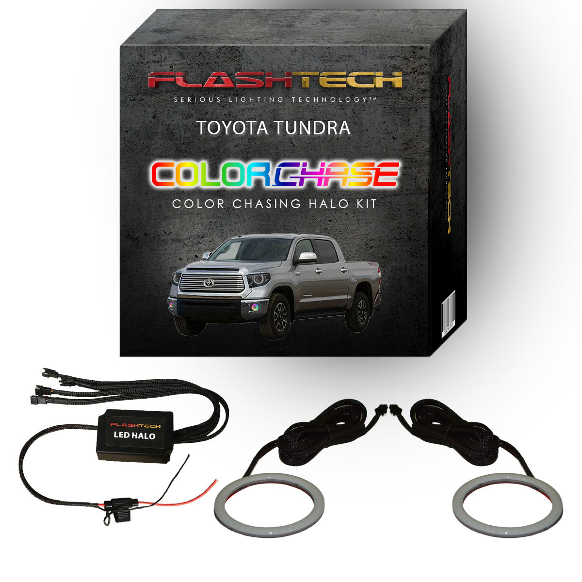 Toyota Tundra ColorChase LED Halo Fog Light Kit 2014-2015