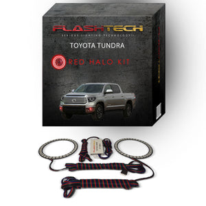 Toyota-Tundra-2014, 2015, 2016-LED-Halo-Fog Lights-RGB-Bluetooth RF Remote-TO-TU1415-V3FBTRF