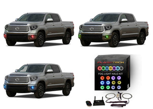 Toyota-Tundra-2014, 2015, 2016-LED-Halo-Fog Lights-RGB-WiFi Remote-TO-TU1415-V3FWI