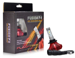 F4 Fusion LED Headlight and Fog Light Bulbs - 9005 / H10