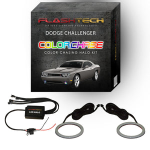 Dodge Challenger ColorChase LED Halo Fog Light Kit 2008-2014