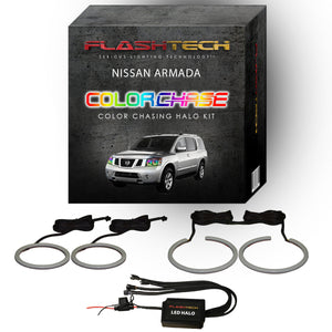 Nissan Armada ColorChase LED Halo Headlight Kit 2004-2014