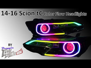 2014-2016 Scion TC Color Flow Headlights
