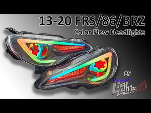 13-20 FRS/86/BRZ Bi-LED Color Flow Retrofit Headlights