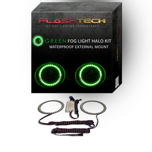 Dodge-Nitro-2007, 2008, 2009, 2010, 2011, 2012-LED-Halo-Fog Lights-RGB-Bluetooth RF Remote-DO-NI0712-V3FBTRF-WPE