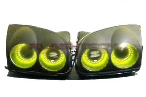 Dodge-Stealth-1994, 1995, 1996, 1997, 1998-LED-Halo-Headlights-RGB-Bluetooth RF Remote-DO-SH9498-V3HBTRF