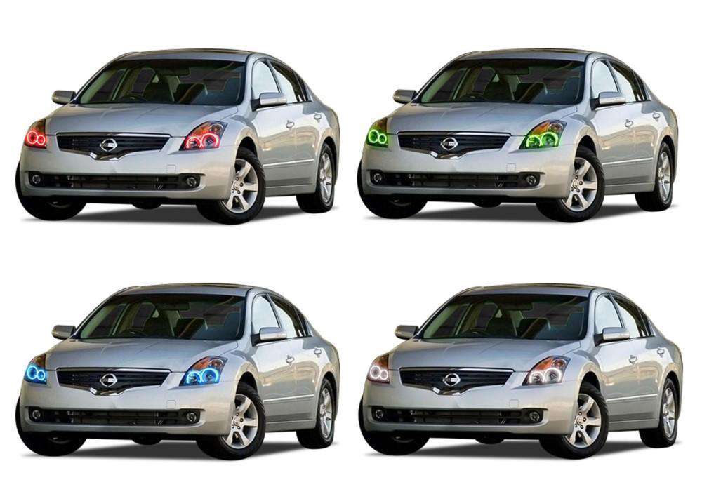Nissan-Altima-2010, 2011, 2012-LED-Halo-Headlights-RGB-No Remote-NI-ALS1012-V3H